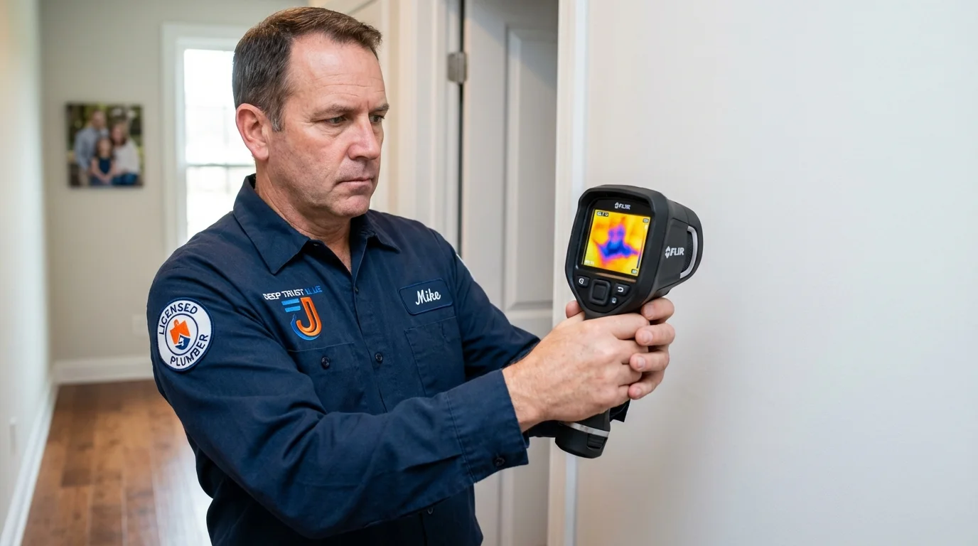 Thermal imaging leak detection by Johns Plumbing LLC in Marsing